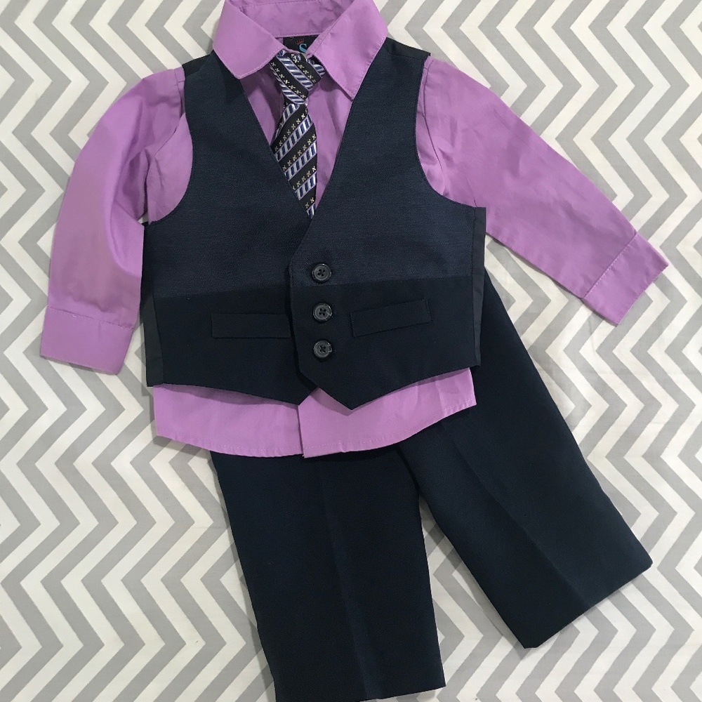 🎃EUC Toddler 4 Piece Formal Set